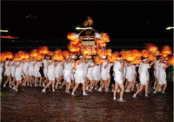 四季折々の祭り【秋】白河提灯